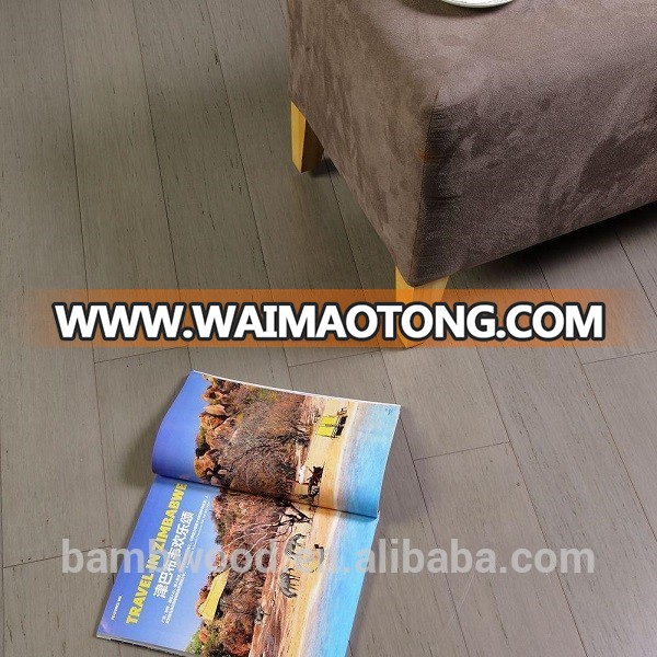 Beautiful hot sale stained logan grey strand woven bamboo flooring